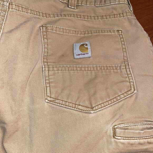 Carhartt Rugged Flex Relaxed Fit Canvas Work Pant – Size 38x30(29)– Distressed - Picture 2 of 9